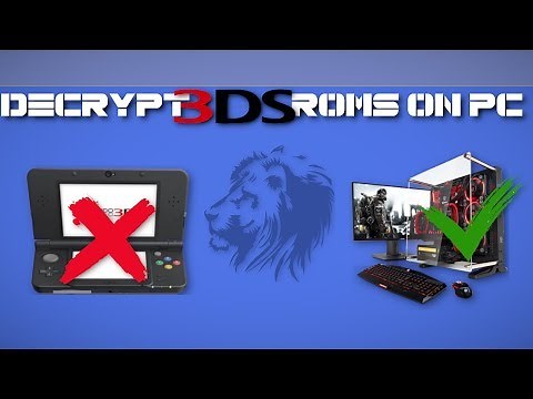 [Citra Special] How to DECRYPT 3DS ROM without a 3DS console on PC even offline
