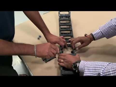 How to Connect Drag Chain Links | Step-by-Step Industrial Cable Carrier Training