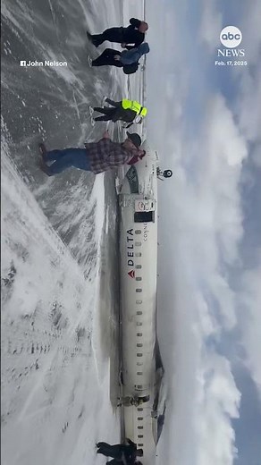 Passenger captures moments after Toronto plane crash