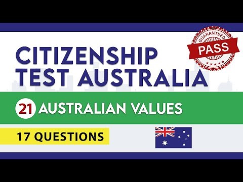 2025 UPDATED CITIZENSHIP TEST AUSTRALIA ― Australian values