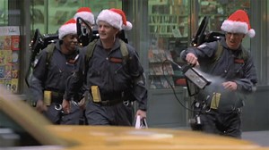 In Ghostbusters II, they wear Santa hats for a whole three seconds—clearly qualifying it as a Christmas movie, and a must-watch this holiday season. | GhostbustersNews.com