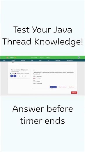 Java Threads Quiz | Java Interview Prep | ‪@quipoin‬