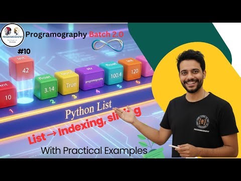 Python List | With Very Simple Explanation and Animations | Indexing & Slicing in List | In Hindi