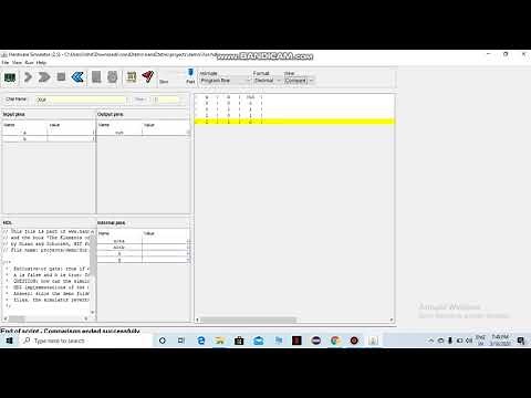 NAND2TETRIS || Hardware Simulator