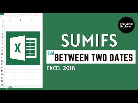 SUM Between Dates using SUMIFS [Multiple Criteria w/ SUMIFS]