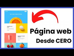 crea una página web (html y css) responsive