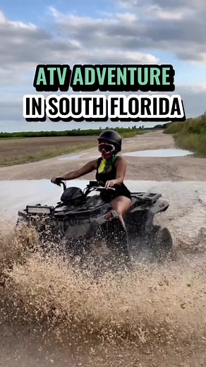 Did you know that you can go on an ATV adventure in South Florida?! 🏍️ We had a blast with @miamiatvrentals guided tour through sunflower fields, mud puddles and more! 🌻 Tag someone you want to go on this adventure with! 🗓️ Reservations required | Open every day! 💵 $130 per ATV (1 Hour Guided Tour) $150 per ATV (1.5 Guided Tour) 🏍️ 2 Riders has 300 lbs weight limit 🪖 A Helmet and goggles are included 📍 Miami, Florida Save this post for the future! 📌 🎥: @floridatravelguide . . . . #flori