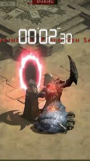 【ディアブロ２ リザレクテッド】 #Shorts 超高速で、ヘルファイヤートーチをゲットせよ！ / Uber Tristram Speedrun 【diablo2】