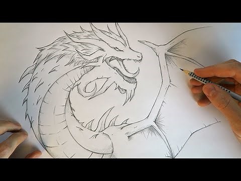 How to Draw a Realistic Dragon | Simple, Step by Step Fantasy Drawing Tutorial | Pencil Sketching 🐲