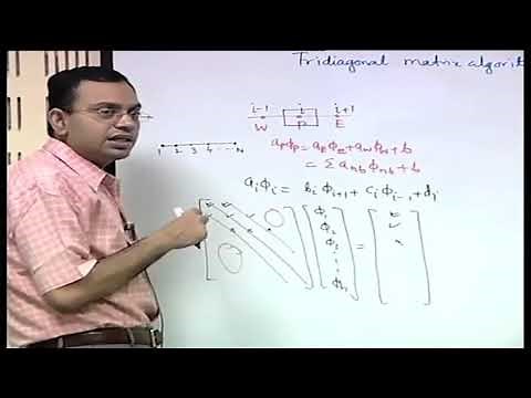 Lecture 32 : Tri-Diagonal Matrix Algorithm (TDMA)