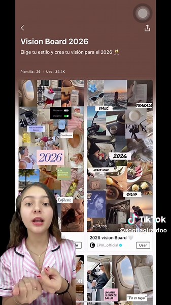 Dicen que mientras más lo ves, más fácil se cumple! Ponlo de fondo de pantalla y ve si se hace realidad 🌟 #epikapp #visionboard2026 #plantillas #manifestar #goals @epikapp.latam