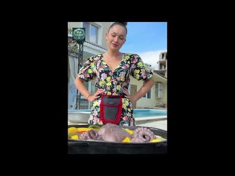 Ukrainian Girls Cook Fresh Octopus by the Sea #Seafood #VillageLife