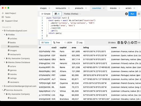 Firefoo - Powerful GUI Client for Firebase Firestore
