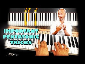 PENTATONIC TRICKS for JAZZ PIANO 🎹😃 | LESSON