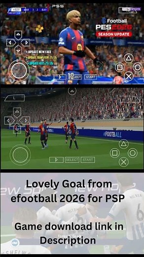 New PSP 2026 Football Game – Next Level Gameplay! ⚽" #efootball2026ppsspp #fifa #psp #youtubeshorts