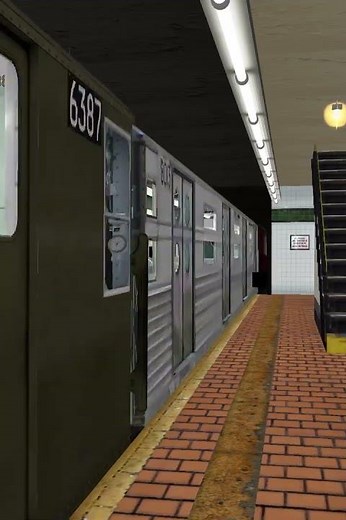 Openbve Shorts: 80s TOMM B Train at 125th St 🚇🗽 #shorts #fyp #nycsubway