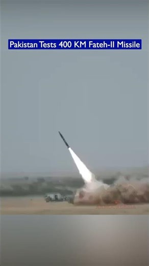 Pakistan Tests Fateh-II Missile with Pinpoint Accuracy - 400KM Strike Range!!