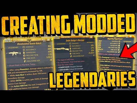 CREATING "MODDED" WEAPONS ON CONSOLE - Borderlands 3