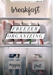 Having difficulty organizing your freezer? The key is to file, not pile! 💙 Live Composed used our Multi-Purpose Bins and our Plastic Storage Bins with Handles to easily organize, access and see food items. SHOP: https://container.store/3RD6eFF at #TheContainerStore | The Container Store