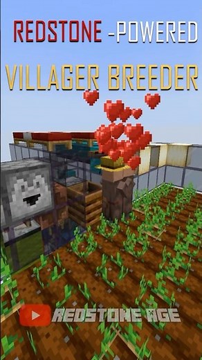 The ULTIMATE Villager Breeder Tutorial #minecraft #minecrafttutorial #redstone