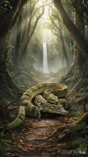 Snack Eating Crocodile 🐊 #snake #crocodile