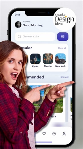 Modern Travel App UI Animation