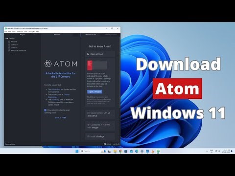 How to Download and Install Atom in Windows 11
