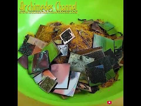 💻 How to Turn Electronic Waste into Gold – Extracting Gold from Computer CPUs!