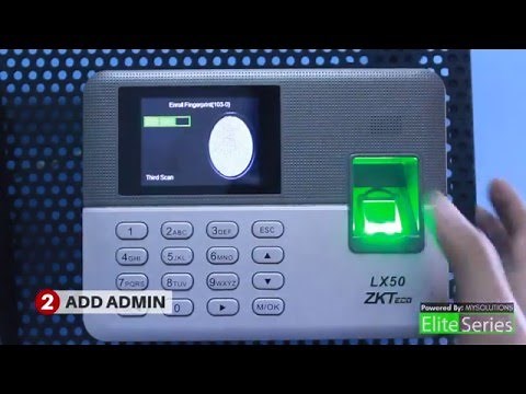 LX50 Time Keeping Biometrics Video Tutorial (PART I)