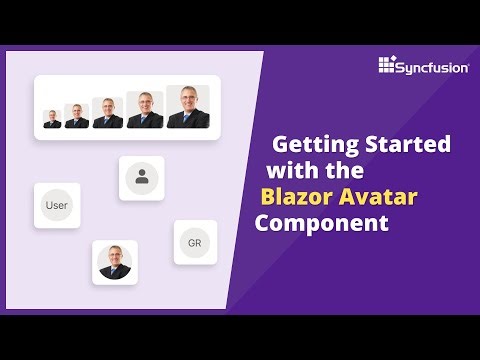 Getting Started with the Blazor Avatar Component