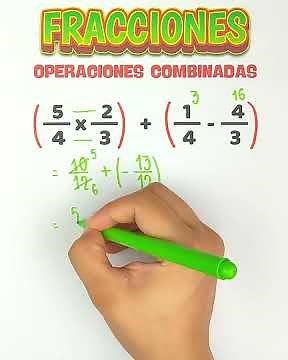How to Solve Combined Operations with Fractions SUPER EASY