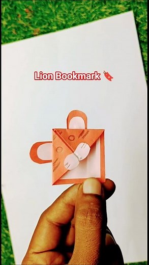 Easiest way to make a Bookmark | How to make a Bookmark | Cute and Easy Bookmark | Origami bookmark