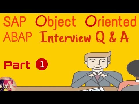 SAP Object Oriented ABAP Interview Question & Answers - Part 1 - Realtime - TechTablet