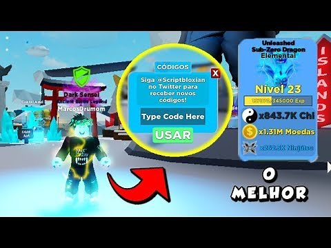 TODOS OS CÓDIGOS SECRETOS E MELHORES PETS ELEMENTAL NO NINJA LEGENDS!