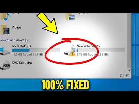 How To Fix & Remove Yellow Triangle Sign or Exclamation Mark From Your C Drive or On Any Disk ⚠️
