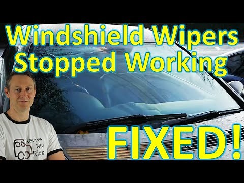 Windscreen / Windshield Wipers Stopped Working - HOW to FIX!