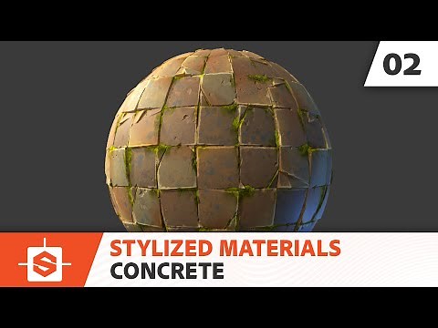 Stylized Materials with Substance Designer - Concrete | Adobe Substance 3D
