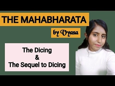 The Dicing and The Sequel to Dicing// The Mahabharata by Vyasa// #apeducation_hub