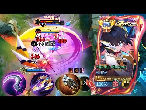 GOLD LANE RUBY BREAKS THE META!! (WINK 😉 )-MLBB 