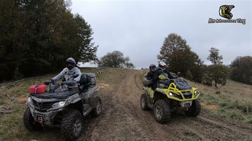 ATV Ride Exploring New Offroad Trail Group