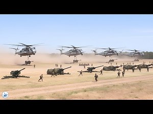 Russia on High Alert as GIANT US Helicopters Transport M777 Howitzers to Germany