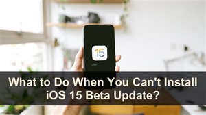 What to Do When You Can't Install iOS 15 Beta Update?