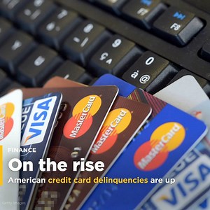 2K views · 12 reactions | American credit card delinquencies are up | Yahoo Finance | Facebook