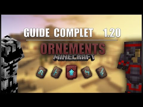 The ULTIMATE guide on ORNAMENTS in 1.20 on Minecraft in SURVIVAL! [Model of Forgen Fiches, ...]