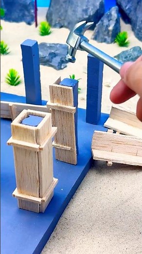DIY Mini Beach House with Pool 🌴 | Removing the Mold – Part 4 #vfuho #miniature #diy