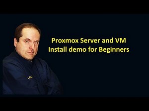 Proxmox Server and VM Install demo for Beginners