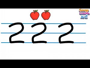 How To Draw The Number 2 Step By Step | Drawing Lesson Made Fun And Easy