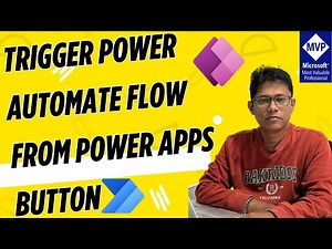 Trigger Power Automate Flow From Power Apps Button | Power Apps Trigger Flow With Parameters