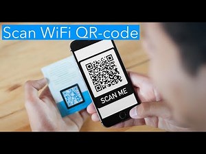 QR-Code maken en scannen om te verbinden met een WiFi netwerk