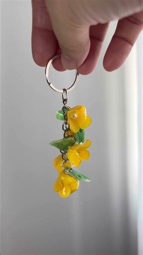 Handmade Keychain from shrink plastic
